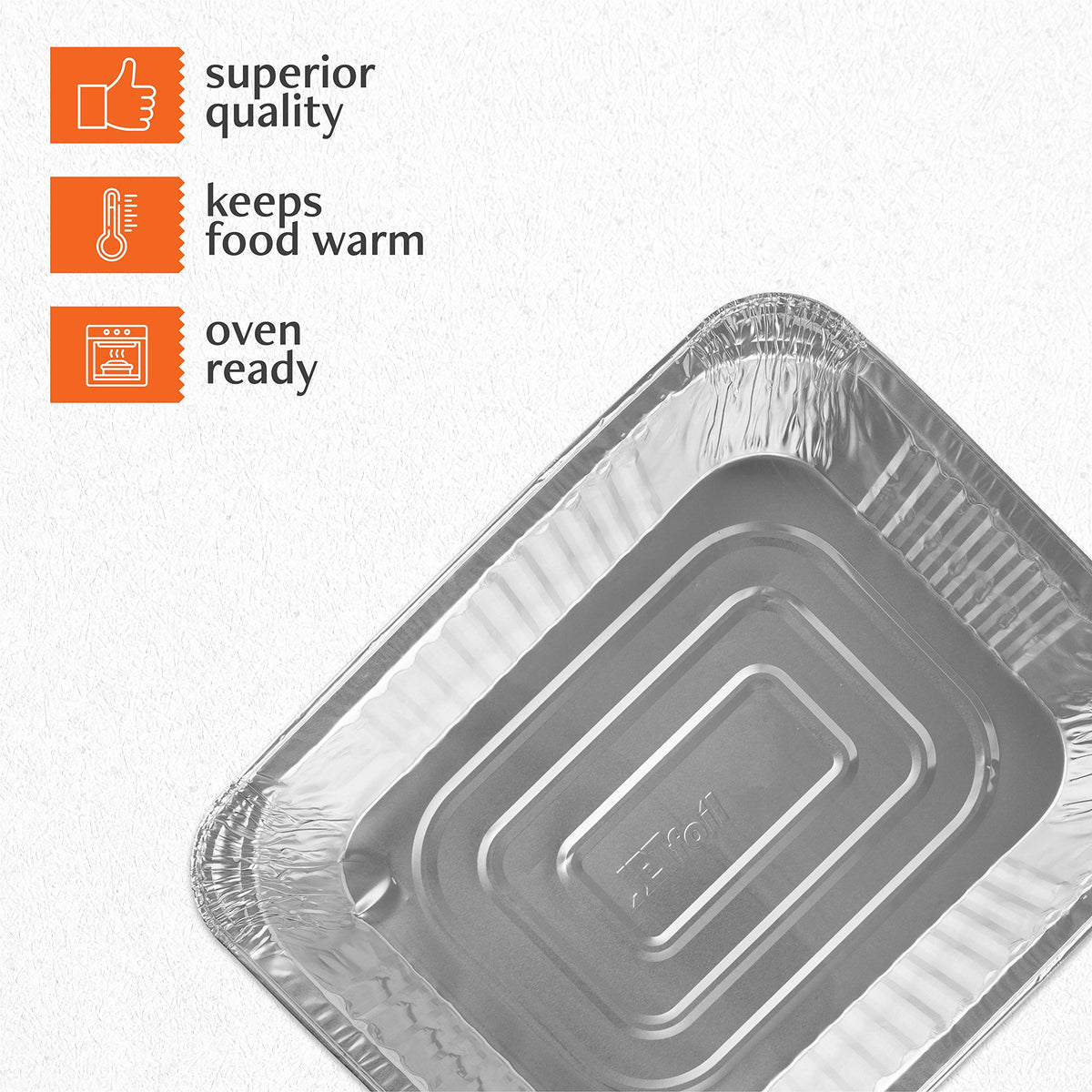 PlasticPRO catering foil pan ideal for events and quick service.