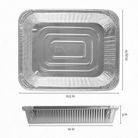 PlasticPRO deep foil pan for lasagna bake with sturdy bakeware.