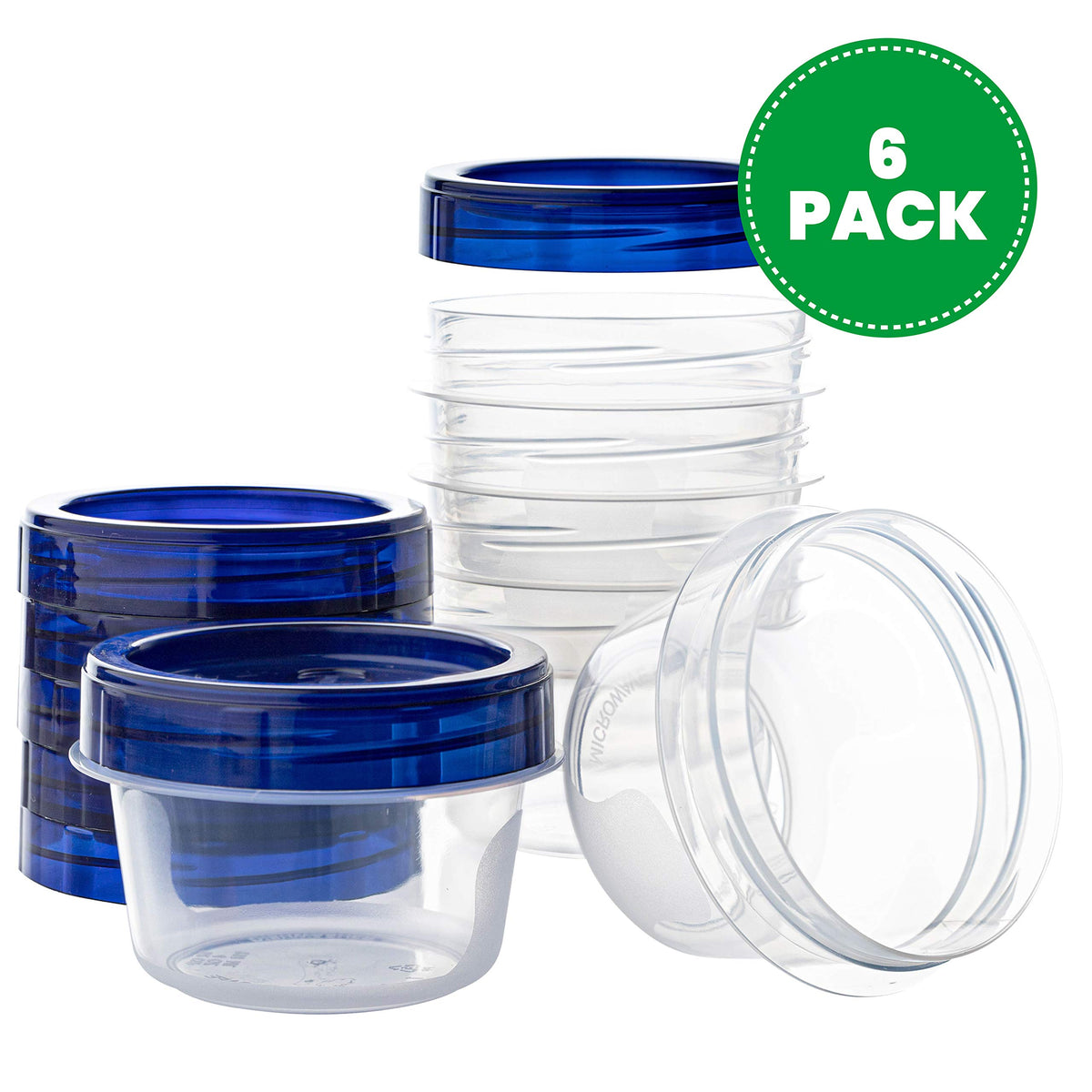 PlasticPro stackable deli containers saving space in pantry and fridge