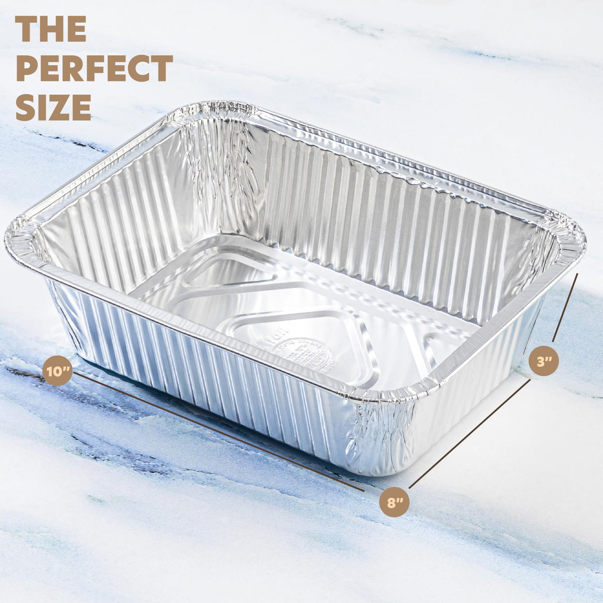 PLASTICPRO pans with lids make leftovers easy to store and reheat.