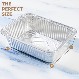 PLASTICPRO pans with lids make leftovers easy to store and reheat.