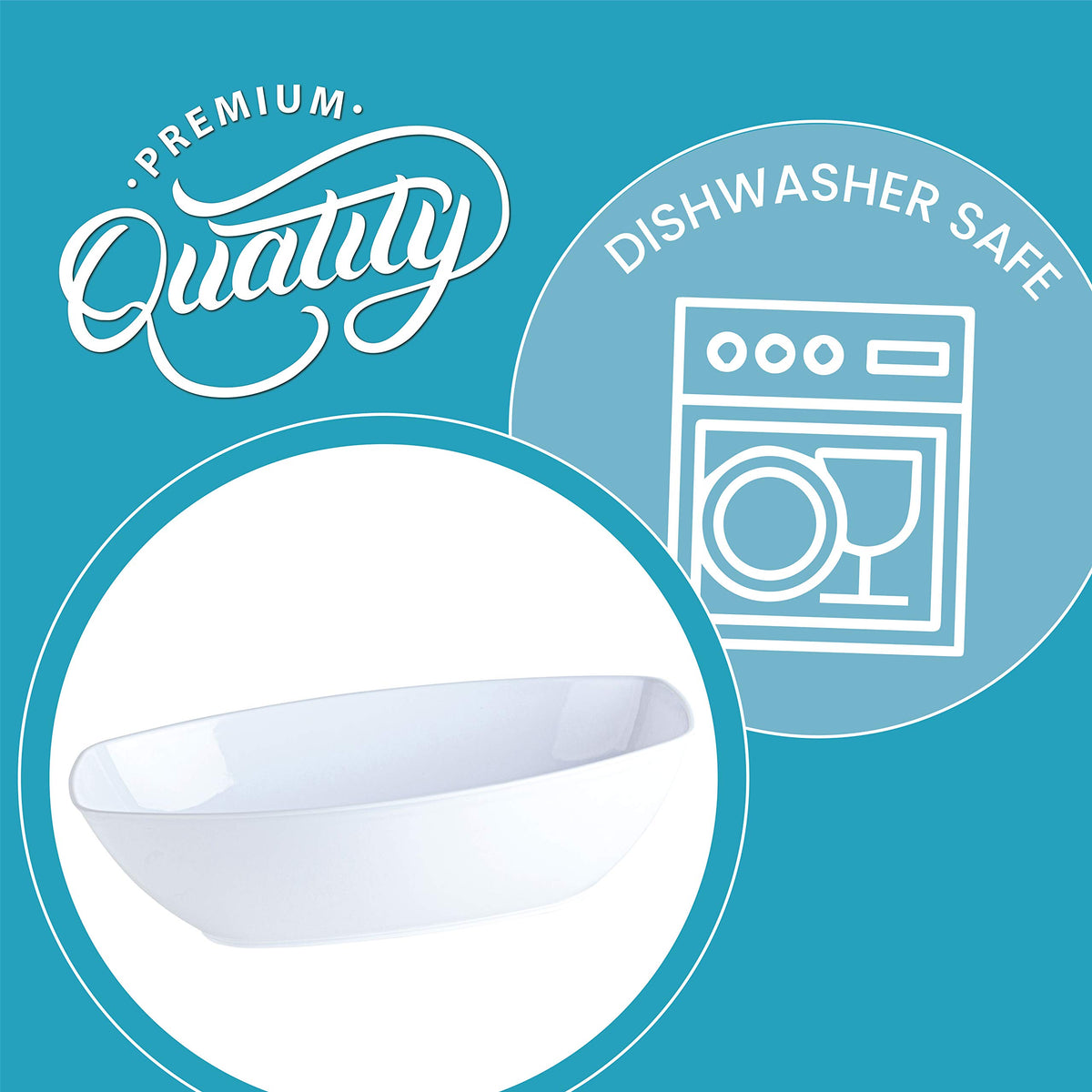 PLASTICPRO clear oval bowls simplify cleanup after celebrations.