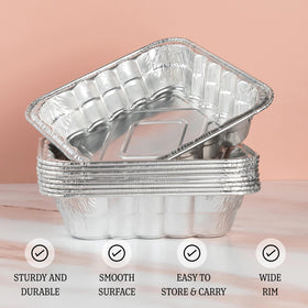 Plasticpro eco-friendly packaging highlights recyclable, disposable aluminum bakeware.