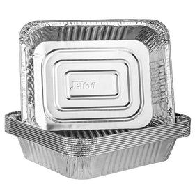 PlasticPRO 9x13 foil pan stack for fast prep and simple disposal.