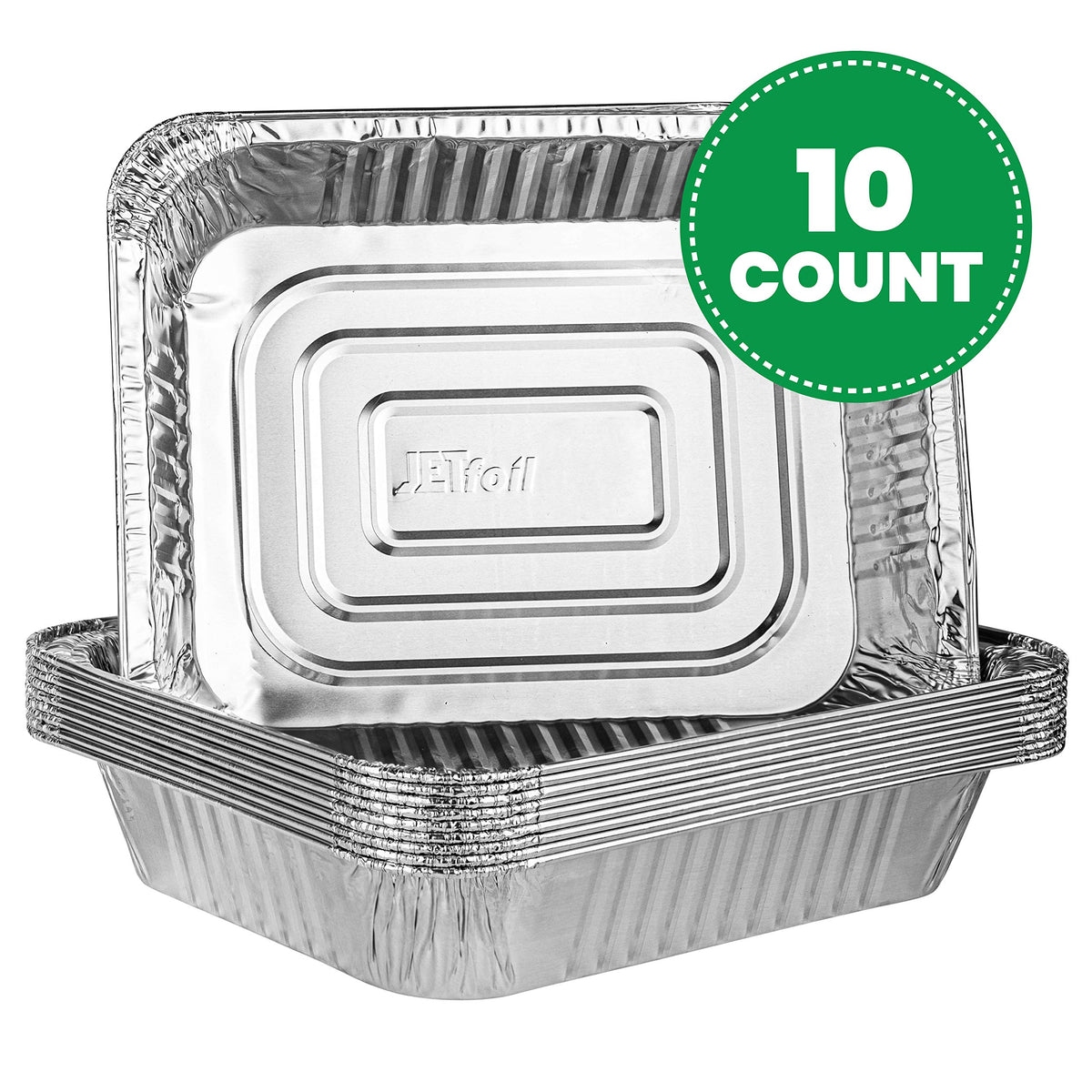 PlasticPRO half-size foil pan in use for oven-ready organized baking.
