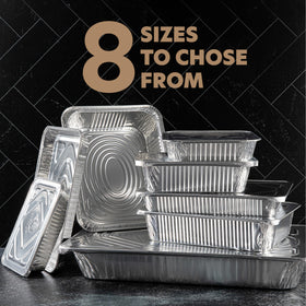 PLASTICPRO 8x10 pans are stackable for organized prep and storage.