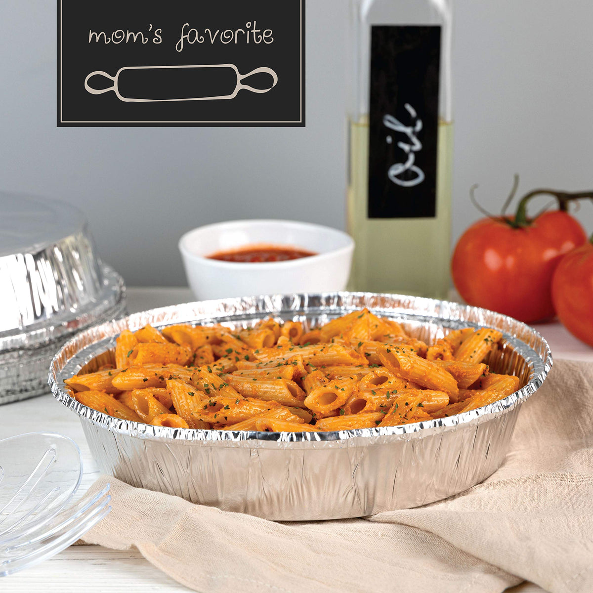 PLASTICPRO meal prep pan for reheating leftovers neatly.