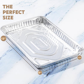 PLASTICPRO disposable pans suit catering or home use for quick serving.