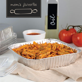 Plasticpro pan with brownies close-up, perfect for sharing.