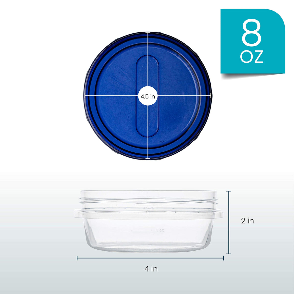 PlasticPro reusable freezer containers keep ingredients fresh for longer.