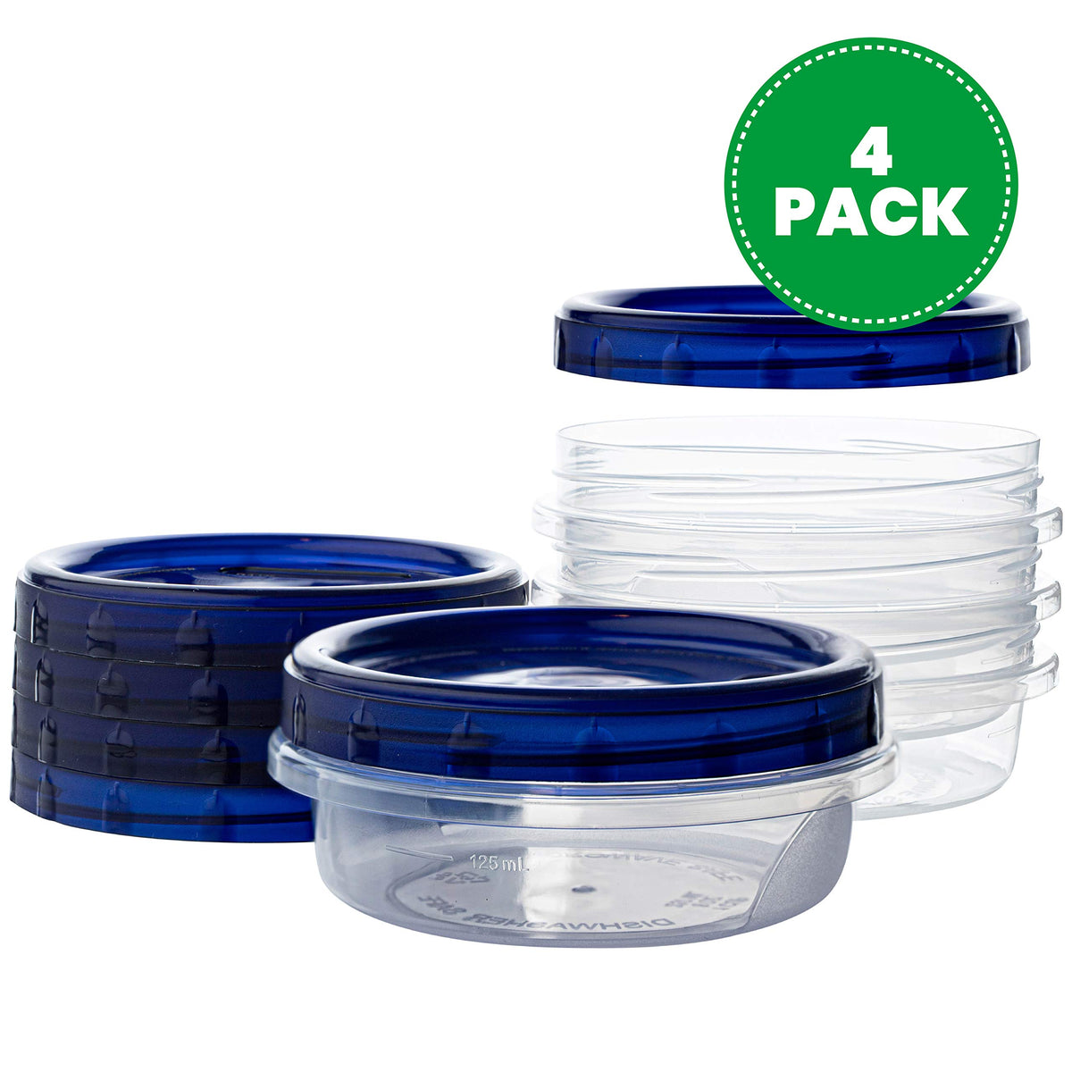 PlasticPro stackable deli containers save space in crowded refrigerators.