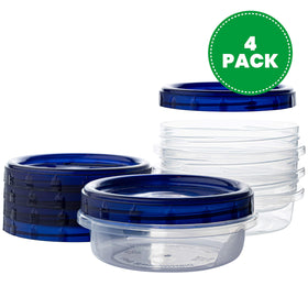 PlasticPro stackable deli containers save space in crowded refrigerators.