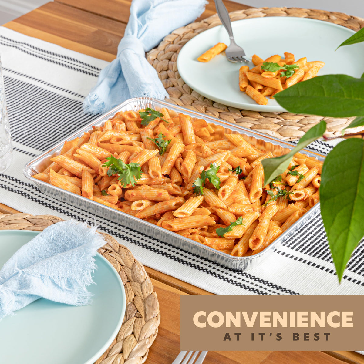PLASTICPRO disposable cookie sheets simplify hosting with mess-free, one-time-use convenience.