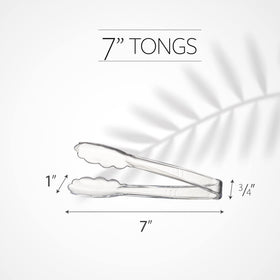 Plasticpro wedding buffet tongs for elegant, easy self-serve.