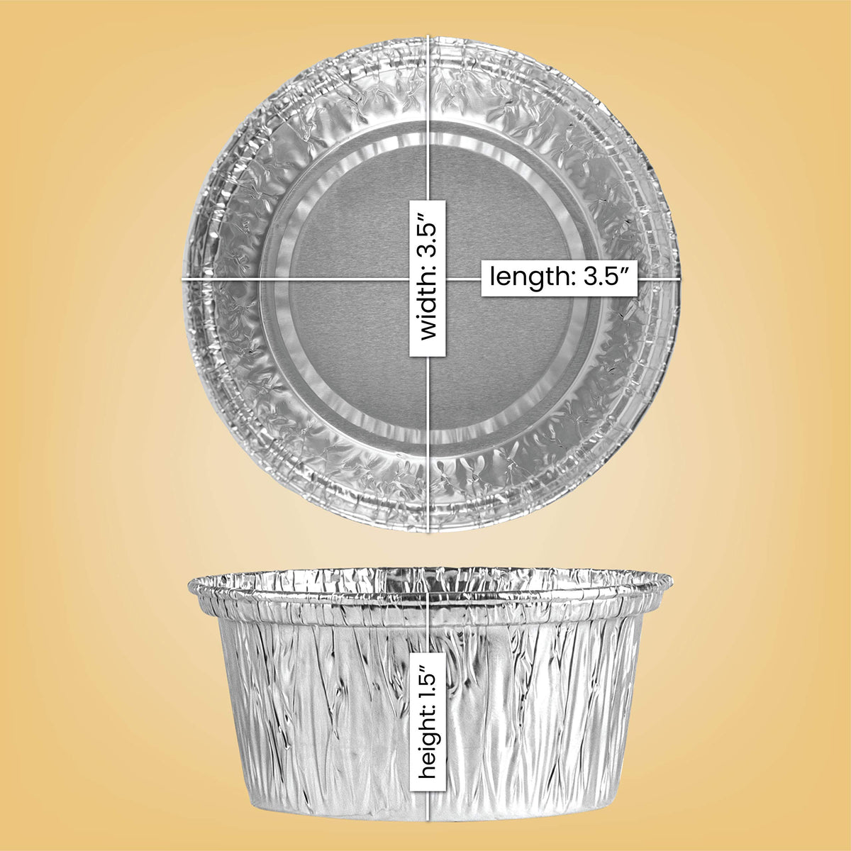 PlasticsPro disposable aluminum muffin cups for quick cleanup after gatherings.