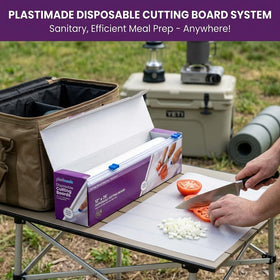 Plastimade portable boards ideal for travel, tailgates, and camping.