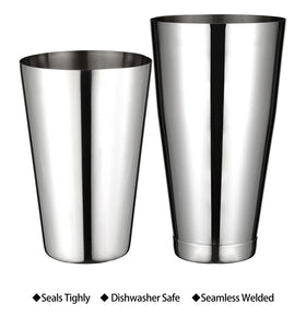 Plat Star unweighted tin detail demonstrates a tight seal for leak-free mixing.