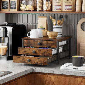 Plaviya drawer with limit screws prevents slips during daily use.