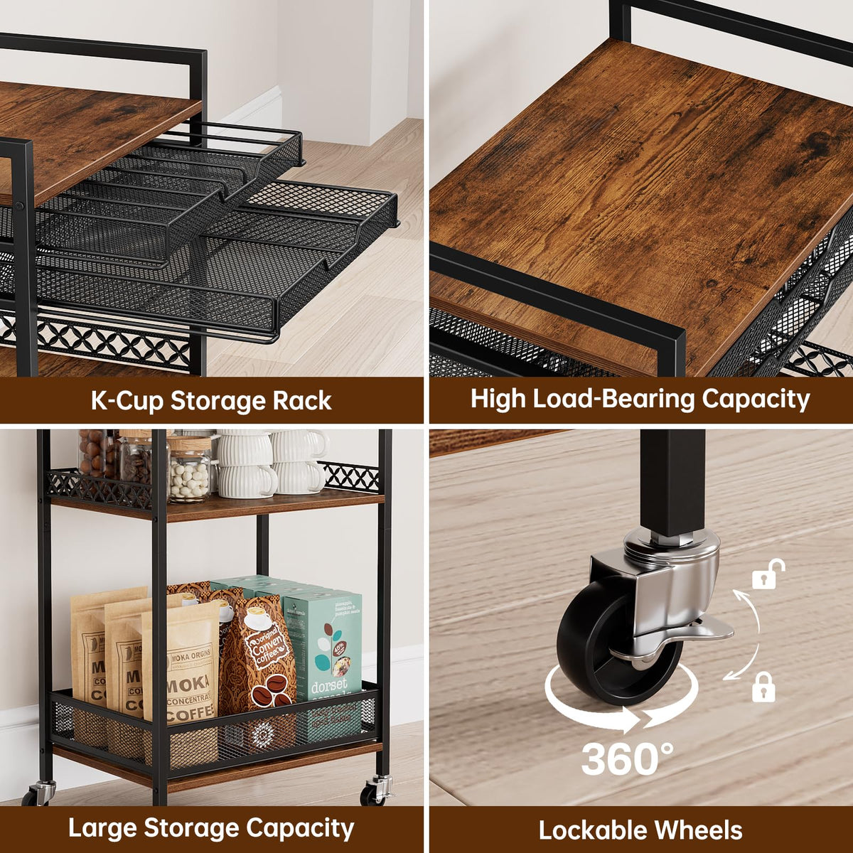 Plaviya pod drawer provides quick access to favorites during busy mornings.