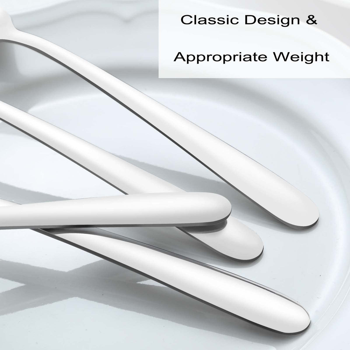 Pleafind ergonomic 7.4-inch spoons offer comfortable use