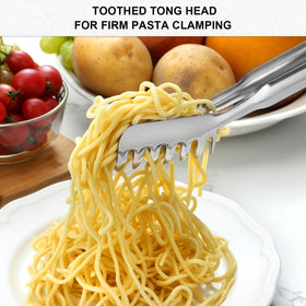 Pleafind ergonomic handle groove provides comfortable grip during cooking.