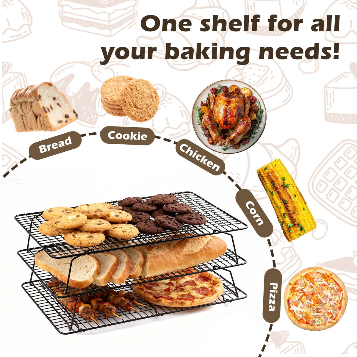 Pleafind oven-safe up to 450°F for roasting and cooling tasks.