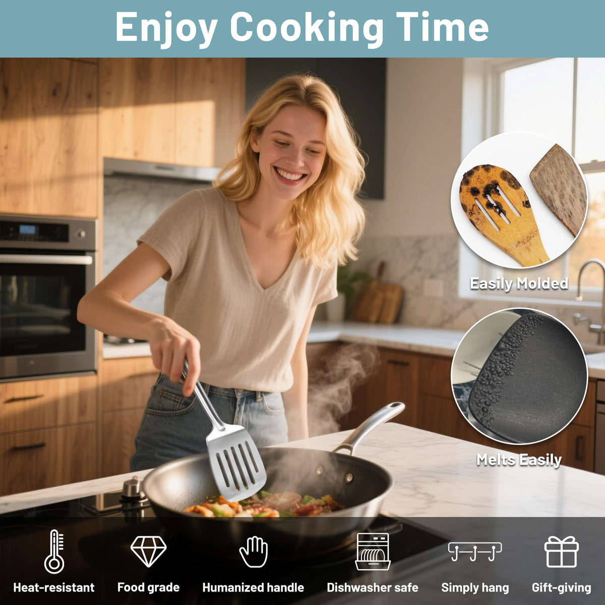 Pleafind egg whisk creates light, airy mixtures with steady control.