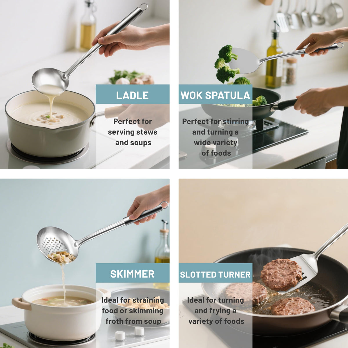 Pleafind spaghetti spoon keeps pasta portions evenly twirled and served.