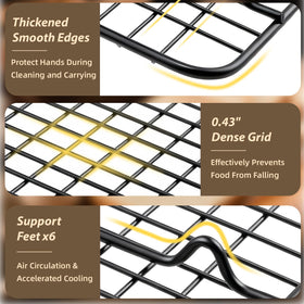 Pleafind supporting-leg rack with 0.43-inch contact area provides stable base.