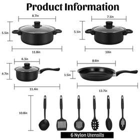Pleasthome cast iron nonstick coating closeup highlights durable, BPA-free construction.