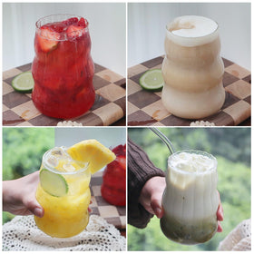 Pletmin versatile cups for juices, tea, cocktails and gatherings