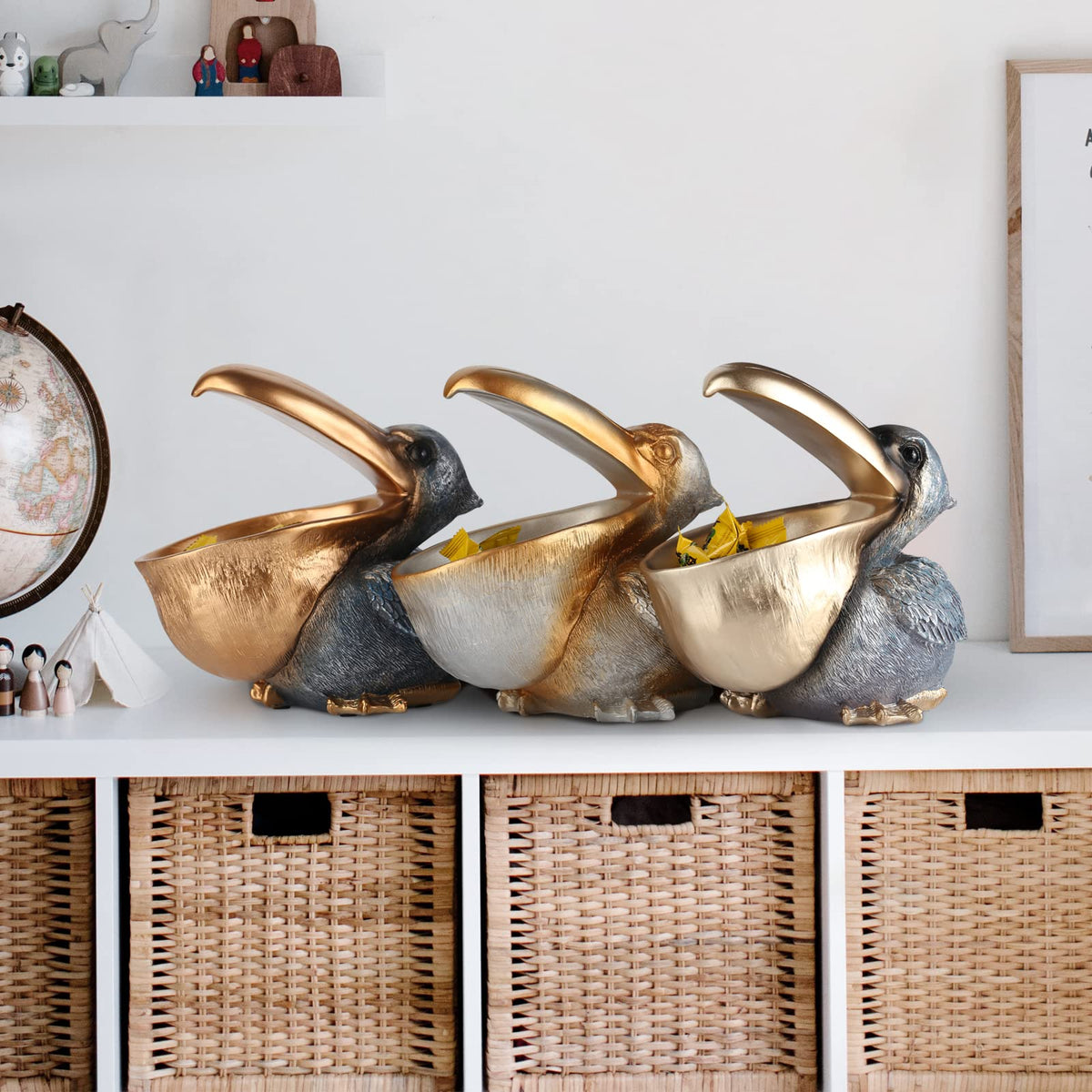 PlivBloom pelican close-up texture showcases meticulous resin work.