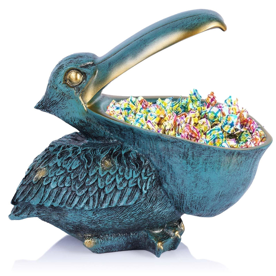 PlivBloom pelican key holder dish keeps keys neatly organized on a stylish desk.