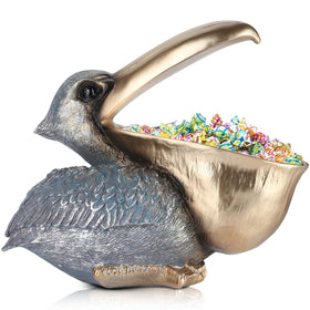 PlivBloom pelican key holder statue keeps keys organized with elegant charm.