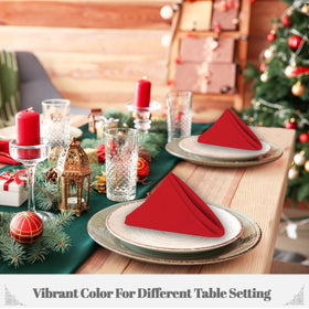 PLOYMONO durable absorbent napkins resist stains and maintain color over time.