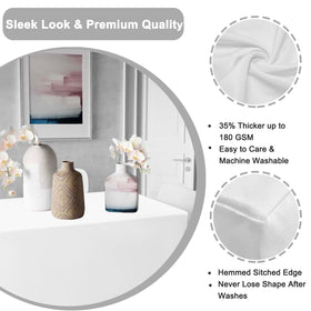 PLOYMONO seamless presentation tablecloth on banquet table