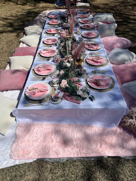 PLOYMONO pink napkins add versatile decor for daily meals and celebrations.