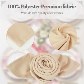 PLOYMONO eight-pack napkins simplify coordinated wedding or party styling.