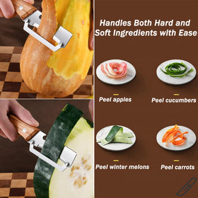 PMDYBY premium vegetable peeler 2-pack set for versatile kitchen setups