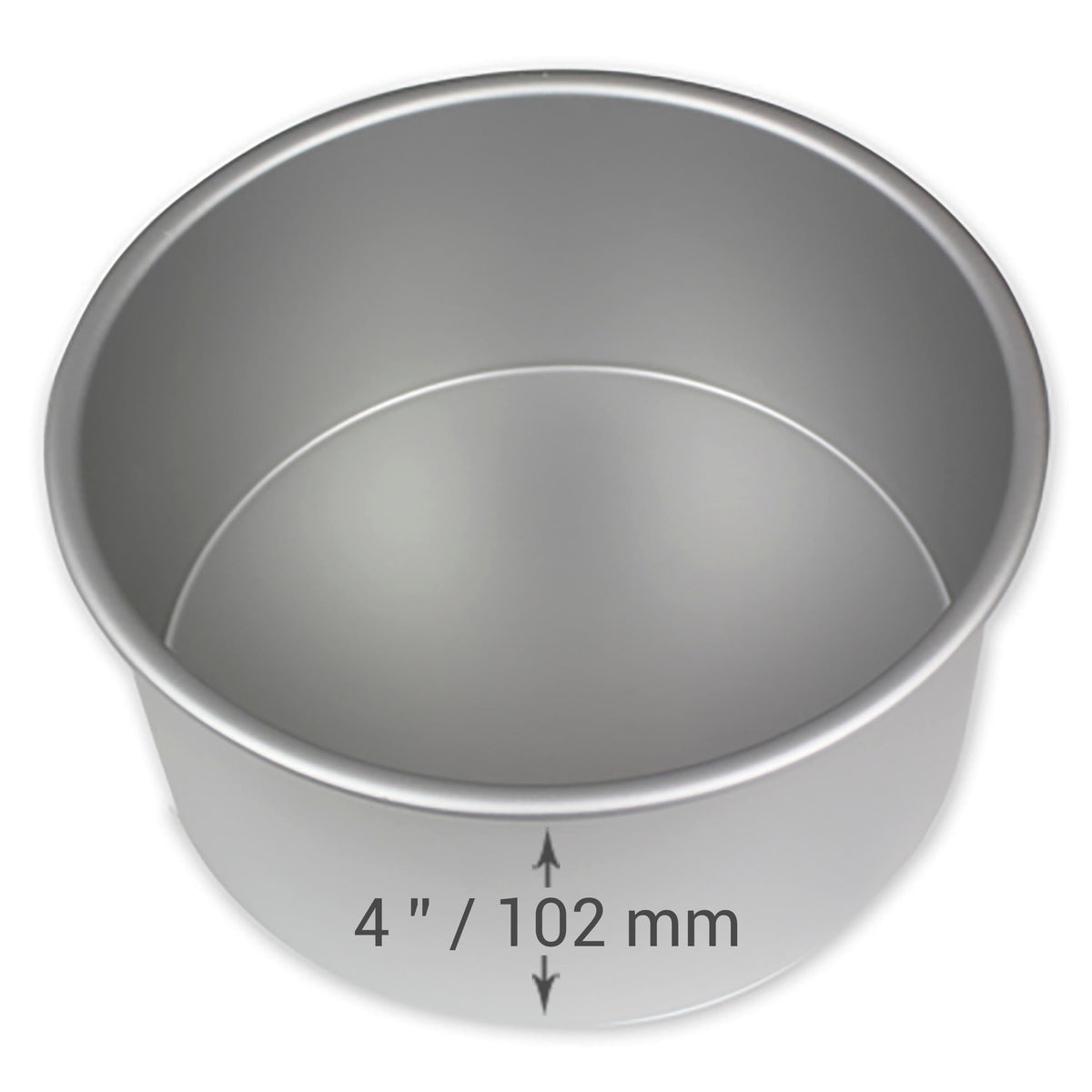 PME professional aluminum pan 8x4 with anodized non-reactive finish for easy cleaning.