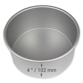 PME professional aluminum pan 8x4 with anodized non-reactive finish for easy cleaning.