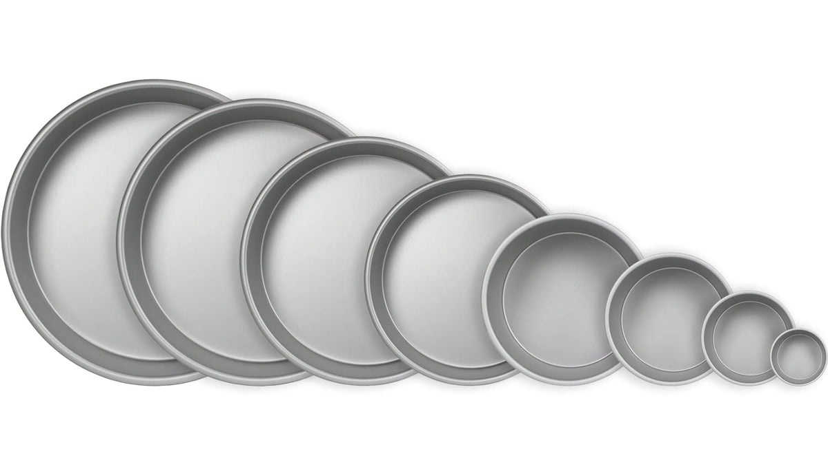 PME durable anodized pan 8x4 ready for easy cleaning after use.
