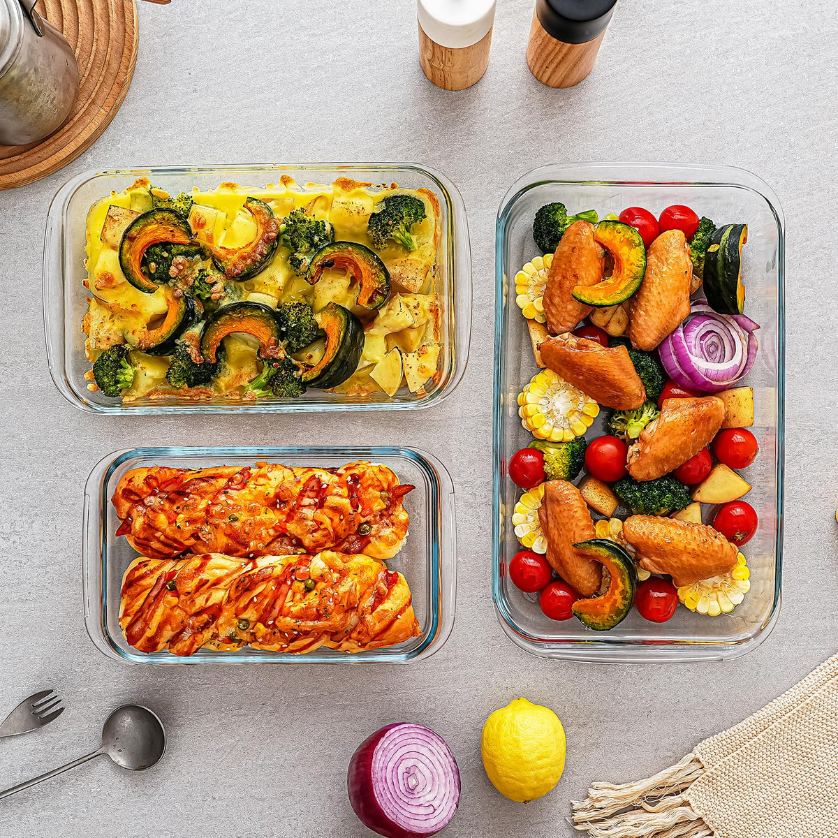 Pmssypl stackable bakeware design that saves kitchen space.