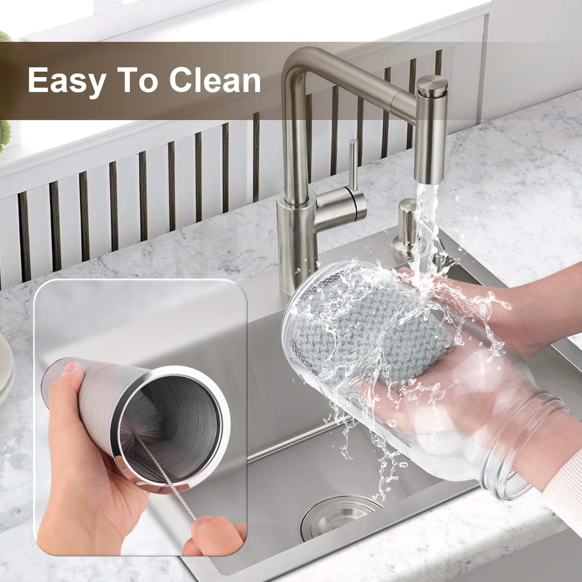 PNHYTUGY cleaning brush included for thorough maintenance