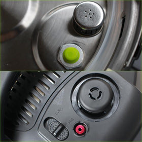 Pnltae sealing ring for 6 Qt models ensures a secure lid seal.