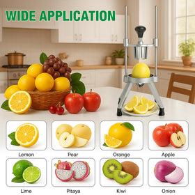Poakkus lemon cutter speeds prep with eight wedges per cut.