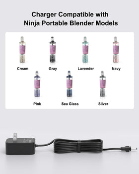 POANES BC251 charger compatible with Ninja Blast Max supports all color models.