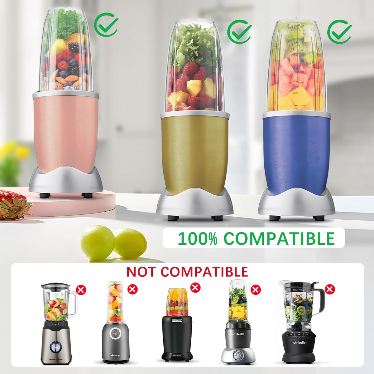 PODCAY dishwasher-safe parts for easy cleanup after blending