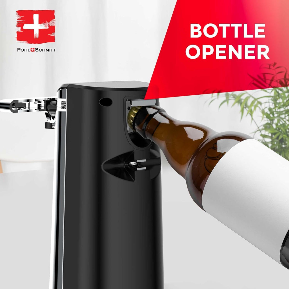 POHL SCHMITT durable stainless steel and ABS body, modern kitchen tool.