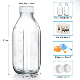 POIKSHARK nut milk bags 12x12 for silky filtration